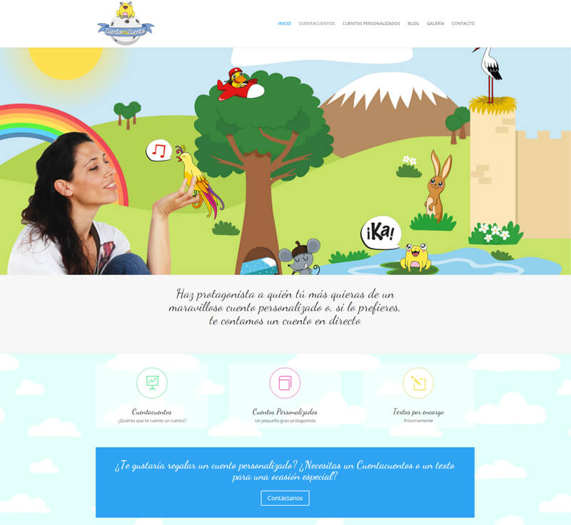 diseño web tienda infantil