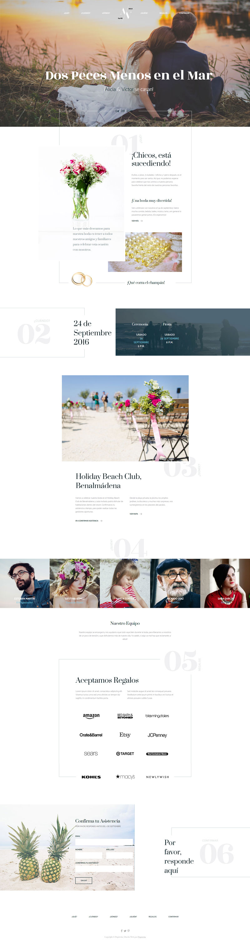 diseño de páginas web para bodas