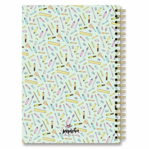 Cuaderno "moño con bolis" (A4) - Imagen 2